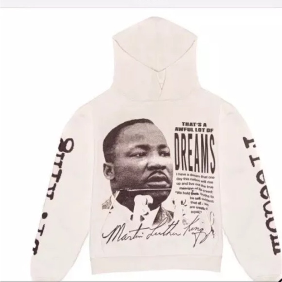 Awful Lot of Cough Syrup Other - Awful Lot of Cough Syrup Martin Luther King Cream Beige “Dream” Hoodie Large